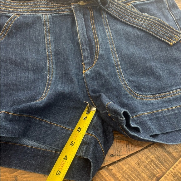 Anthropology Pilcro and the Letterpress Blue Jean Shorts with Paper Bag Waist - Picture 9 of 16